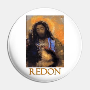 Sacred Heart by Odilon Redon Pin