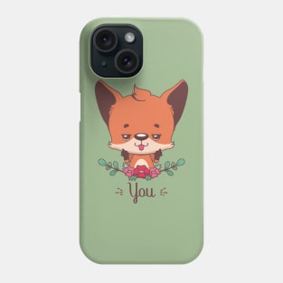 Fox you pun design Phone Case