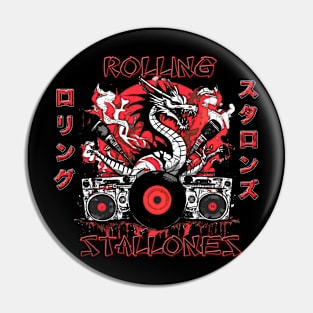 Rolling Stallones V6 Promo Pin