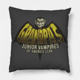 Grandpa's Junior Vampires of America Club Pillow