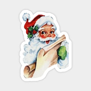 Santa Claus Naughty List Magnet