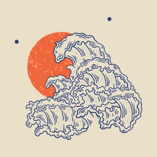 SUN AND WAVE T-Shirt