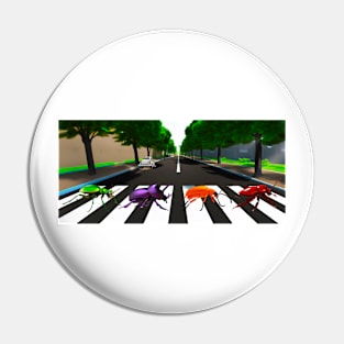 The Coleopteras Abby Road Pin