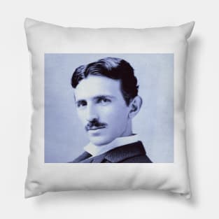 Nikola Tesla - Public Domain (1890) Pillow