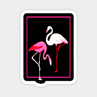 Pink Flamingos Magnet