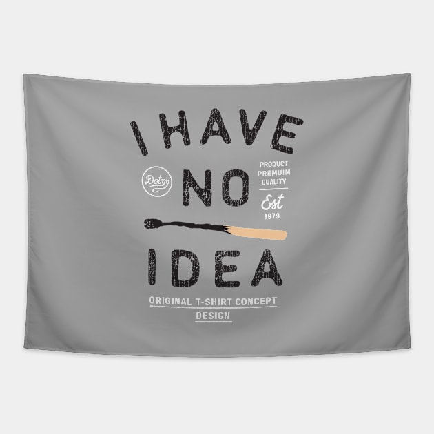 i have no idea Tapestry by dotdotdotstudio