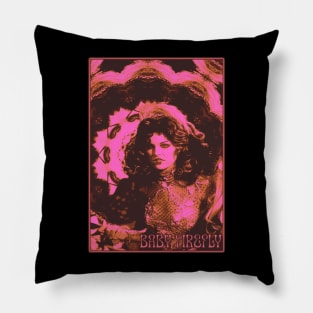 The Psychedelic Evil Eyes Of Baby Firefly (Trippy Pink Edition) Pillow