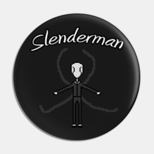 Pixel Slender Man Pin