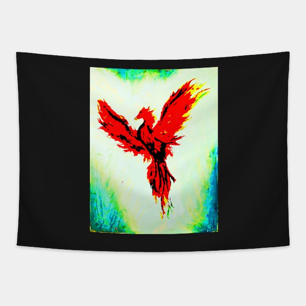 Original Phoenix Tapestry by xaxuokxenx