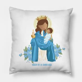 Virgen de la Candelaria Pillow