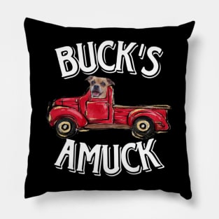 Buck's Amuck Catering Pillow