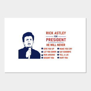 Rick Astley Posters And Art Prints Teepublic