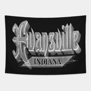 Vintage Evansville, IN Tapestry