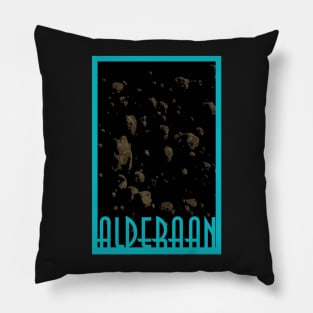 Alderaan Travel Poster Pillow