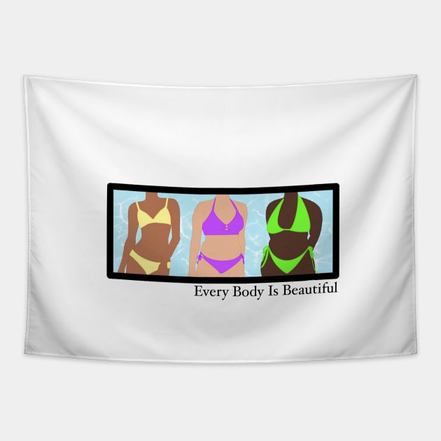 Every body is beautiful Tapestry by morgananjos