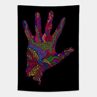 Infected Hand Tapestry