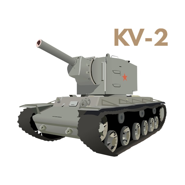 Soviet KV-2 Tank by NorseTech