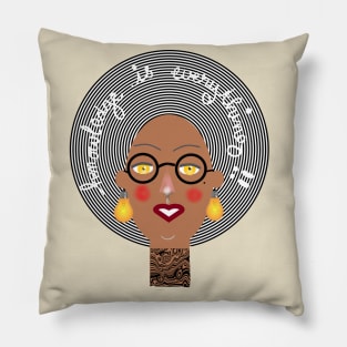 Bulb head 02: Knowledge is everything Pillow