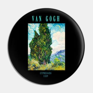 Van gogh cypress Pin