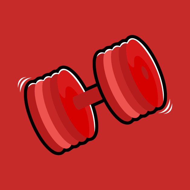 red barbell by dagimal