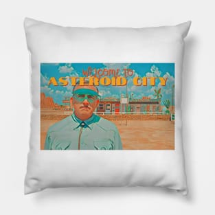 Asteroid City Postcard Motel Manager Pillow
