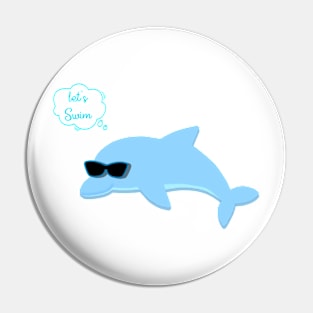 let's swim Pin