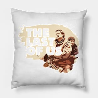 the last of us tv series " TLOU " tshirt sticker etc. design by ironpalette Pillow