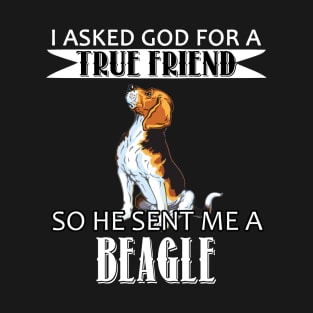 Beagle T-shirt - French Beagle True Friend T-Shirt