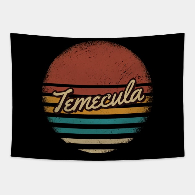 Temecula Vintage Text Tapestry by JamexAlisa