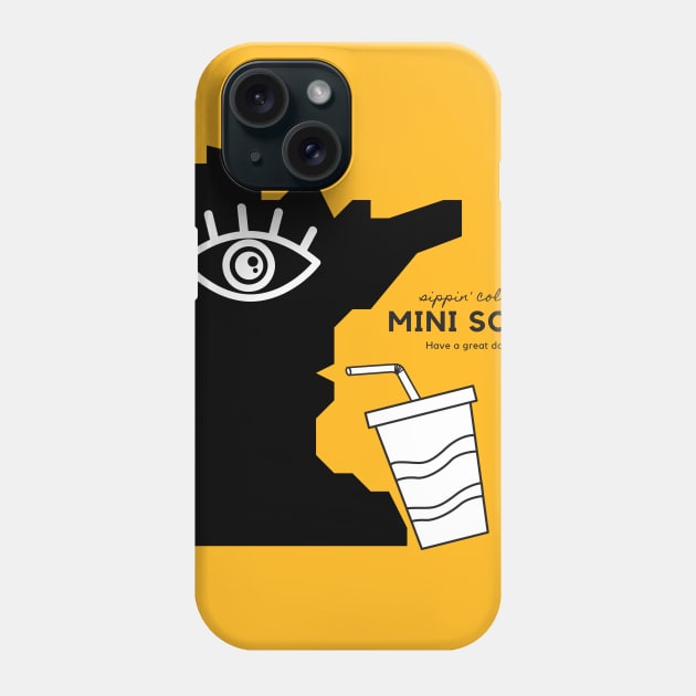 mini soda Phone Case by Poe Kappa Monster