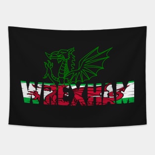 WREXHAM GREEN WELSH FLAG DRAIG GOCH RED DRAGON Tapestry