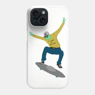 Alien Skater Phone Case