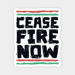 Ceasefire Now - Peace For Palestine Magnet