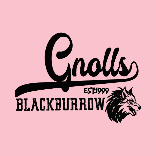 Blackburrow Gnolls Baseball by Brianjstumbaugh