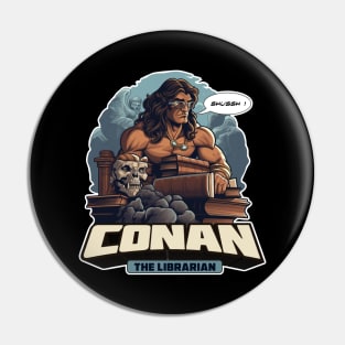 Conan the librarian Pin