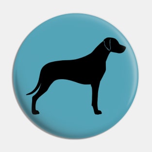 Rhodesian Ridgeback Silhouette Pin