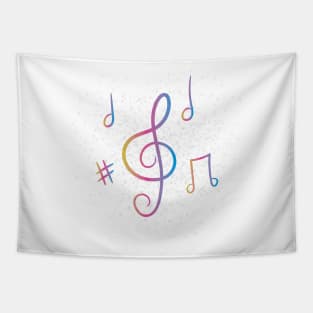 Music Notation Mess Tapestry