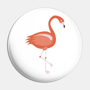 Red Flamingo Pin