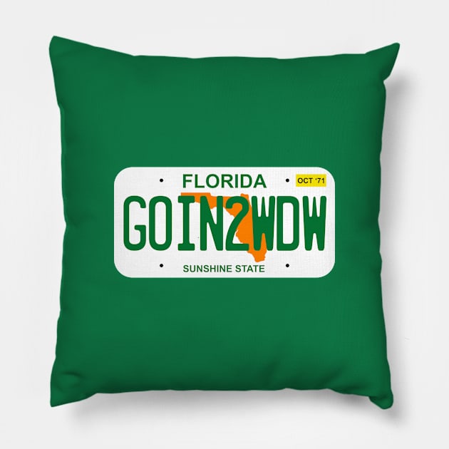 Goin 2 WDW Pillow by old_school_designs