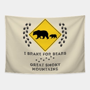 I Brake For Bears Tapestry