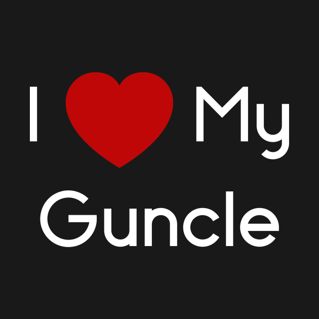 I Love My Guncle Gay Uncle Heart by LittleBean