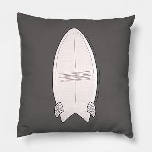 Vintage Surfboard Pillow