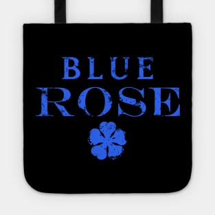 Blue Rose - Back Print Tote