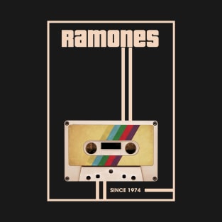 Ramones Music Retro Cassette Tape T-Shirt