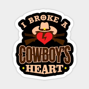 I Broke A Cow He Country Gals Magnet