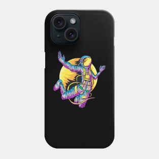astronaut freefall space Phone Case