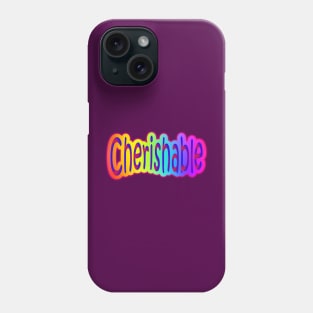 Cherishable Neon Retro Rainbow Phone Case