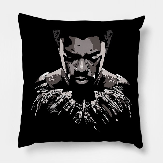 Rest in power black panther Pillow by soogood64