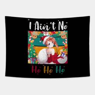 Funny vintage I Ain't No Ho Ho Ho Christmas Holiday women's PAJAMAS Tapestry