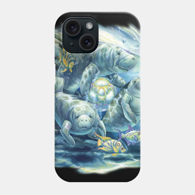 Dugong Marine Animals Phone Case by KA Creative Design